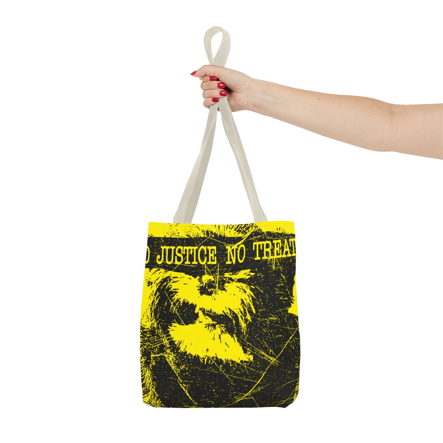 Funky Animal Rights Tote Bag, Eco-Friendly Shopping Bag, Unique Gift for Activists, Statement Bag, Reusable Tote