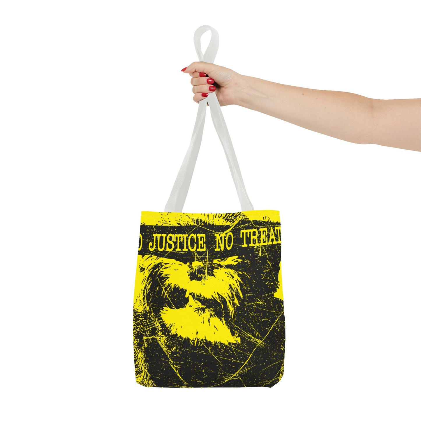 Funky Animal Rights Tote Bag, Eco-Friendly Shopping Bag, Unique Gift for Activists, Statement Bag, Reusable Tote