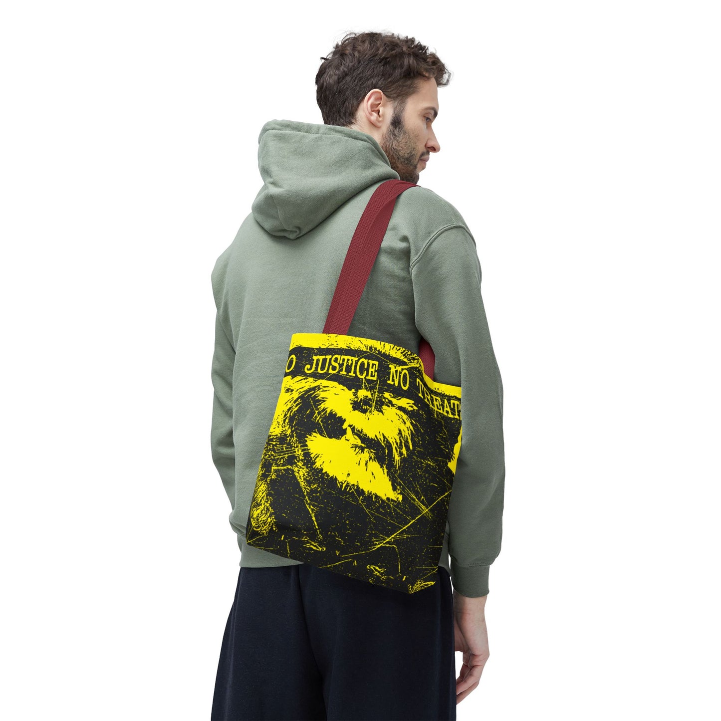 Funky Animal Rights Tote Bag, Eco-Friendly Shopping Bag, Unique Gift for Activists, Statement Bag, Reusable Tote