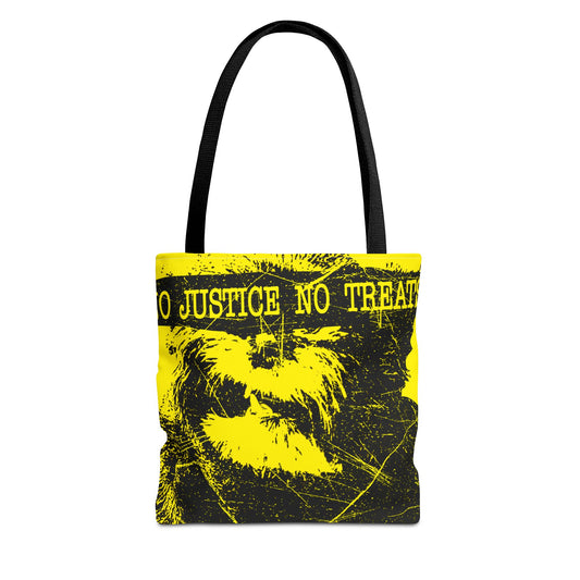 Funky Animal Rights Tote Bag, Eco-Friendly Shopping Bag, Unique Gift for Activists, Statement Bag, Reusable Tote