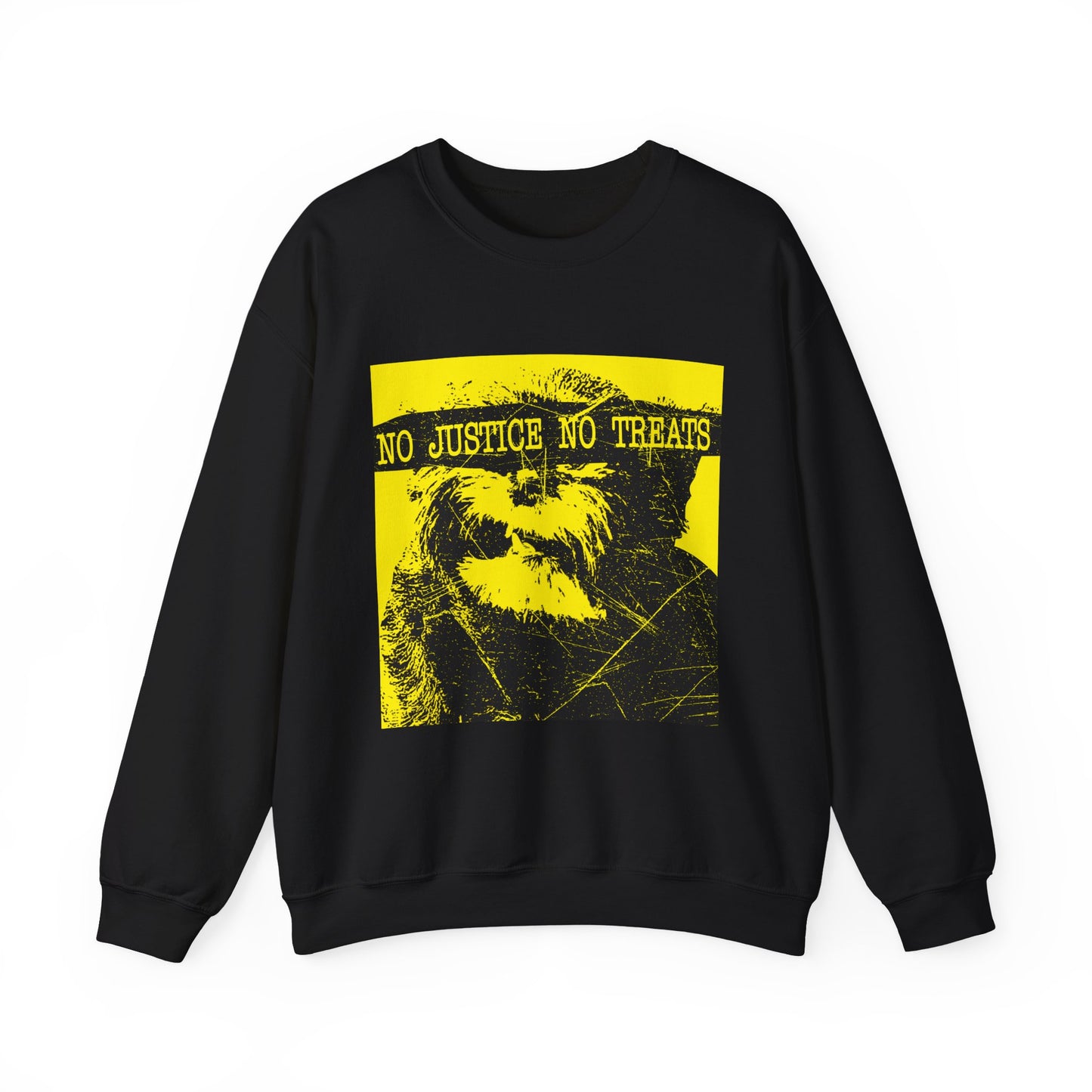 No Justice No Treats, Unisex Crewneck, Casual Wear, Gift for Activists, Cozy Fashion