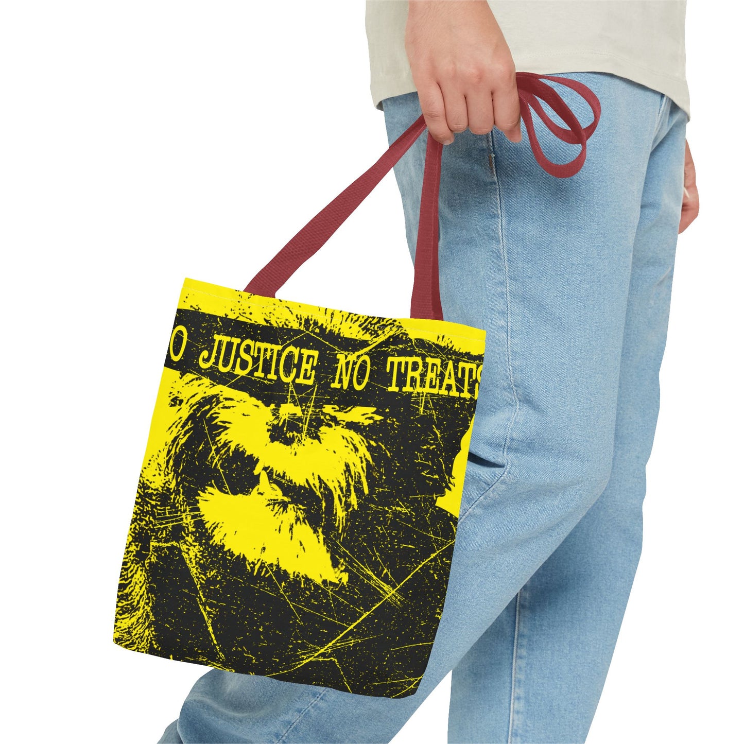 Funky Animal Rights Tote Bag, Eco-Friendly Shopping Bag, Unique Gift for Activists, Statement Bag, Reusable Tote